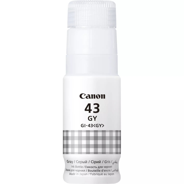 Botella Tinta Canon GI43 Gris Original